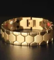 Titanium Bio Energy Bracelet Gold (WV-13)