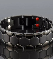 Titanium Bio Energy Bracelet - Black (WV-14)