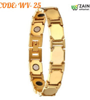 Ceramic Titanium Magnetic Bracelet Golden (WV-25)