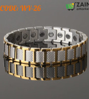 Pain Relief Slimming Magnetic Bracelet Silver & Gold (WV-26)