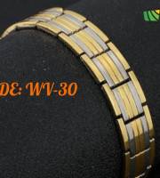 Trendz Stainless Steel Double Row Magnetic Bracelet WV-30