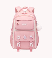 Kids Backpack Children School Bags for Girls Orthopedic Waterproof Primary Schoolbag Book Bag (pink)